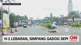 VIDEO: H-1 Lebaran, Simpang Gadog Sepi