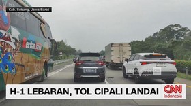 VIDEO: H-1 Lebaran, Tol Cipali Landai