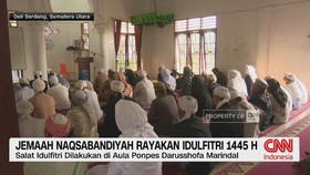 VIDEO: Jemaah Naqsabandiyah Rayakan Idulfitri 1445 H