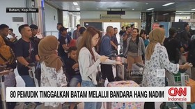 VIDEO: 80 Pemudik Tinggalkan Batam melalui Bandara Hang Nadim