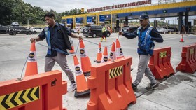 Truk Nyelonong Sendiri di Tol Semarang Gegara Sopir Lupa Rem Tangan