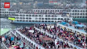 VIDEO: Suasana Riuh Mudik Lebaran Warga Bangladesh