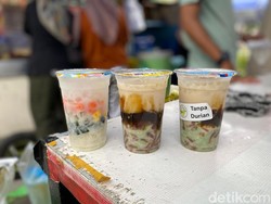 Segar dan Unik! Es Cendol Durian Padang Racikan Pak Edi yang Legendaris