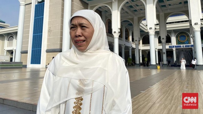 Gubernur Jatim Khofifah Indar Parawansa titip pesan bagi para pemudik yang berlebaran di Jawa Timur.