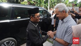 Mahfud MD ke Open House Ganjar Pranowo: Rumah Saya Dekat Sini