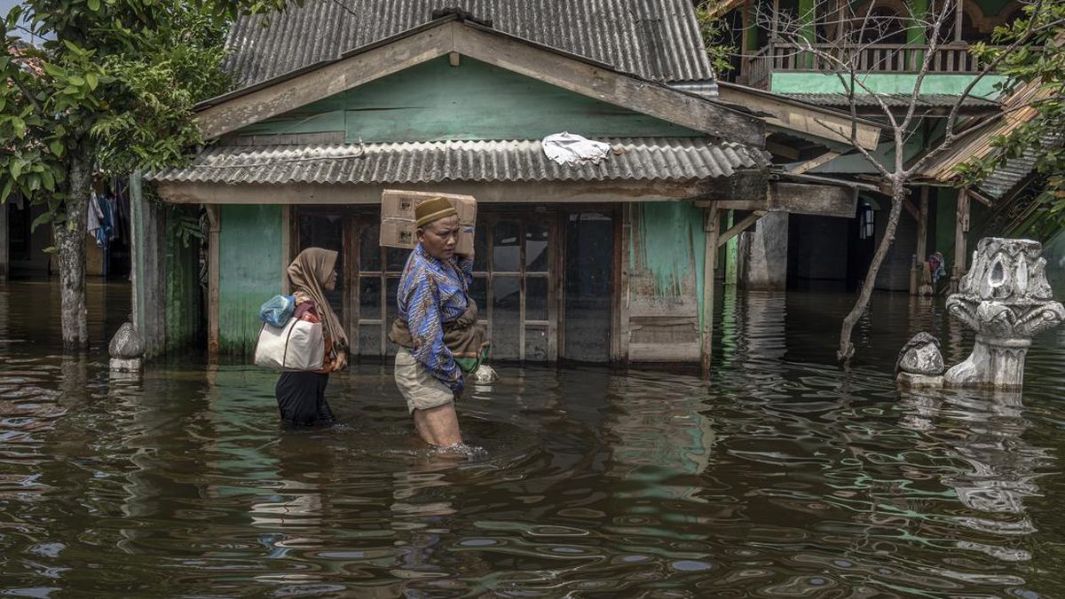 Tanggul Jebol, Tiga Desa di Demak Dilanda Banjir