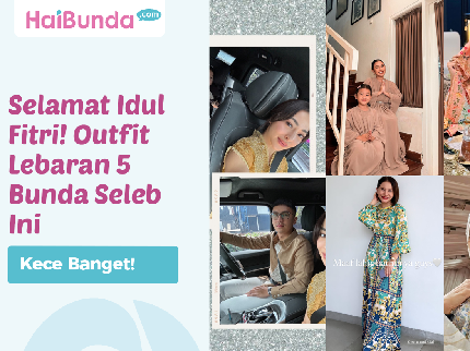 Selamat Idul Fitri! Outfit Lebaran 5 Bunda Seleb Ini Kece Banget