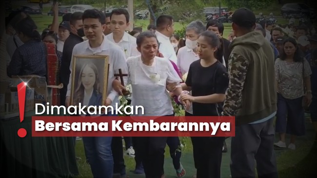 Tangis Haru Keluarga Iringi Proses Pemakaman Melitha Sidabutar