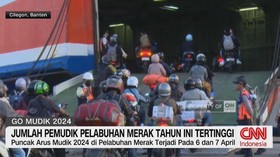 VIDEO Jumlah Pemudik Pelabuhan Merak Tahun Ini Tertinggi