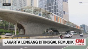 VIDEO: Jakarta Lengang DItinggal Pemudik