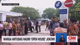 VIDEO: Warga Antusias Hadiri 'Open House' Jokowi