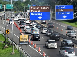 Contraflow 2 Km Diterapkan di Tol Jagorawi Arah Puncak Pagi Ini