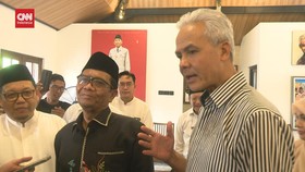 VIDEO: Bertemu Saat Lebaran, Ganjar-Mahfud: Nggak Ngomong Politik