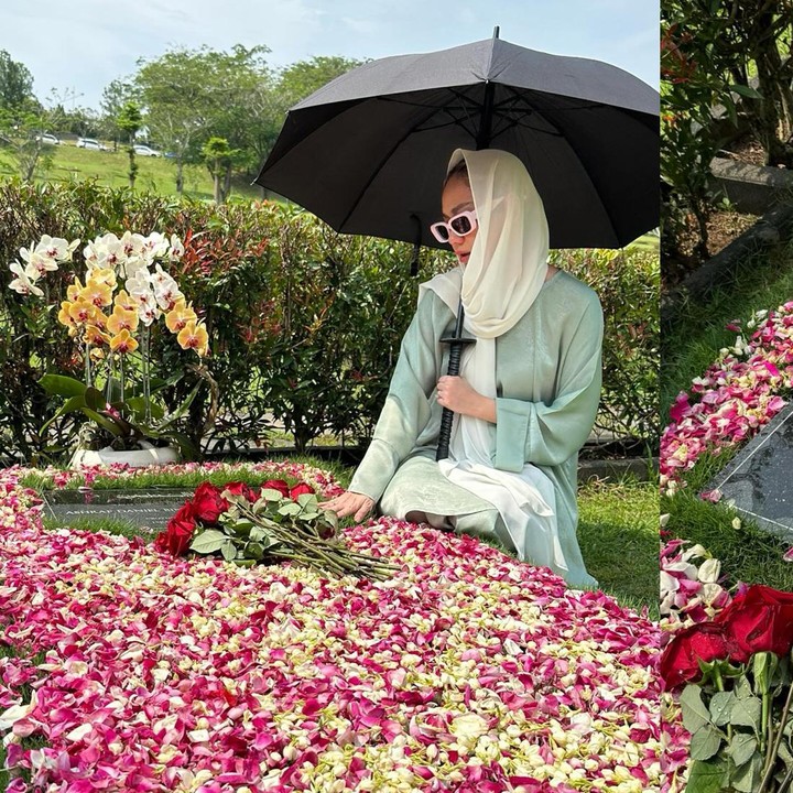 <p>Bunga Citra Lestari alias BCL kembali berziarah ke makam Ashraf Sinclair, Bunda. Momen nyekar ini ia bagikan di akun Instagram pribadi pada perayaan Lebaran hari kedua. "Berkunjung," tuturnya sebagai <em>caption</em> foto. (Foto: Instagram @itsmebcl)<br /><br /><br /></p>