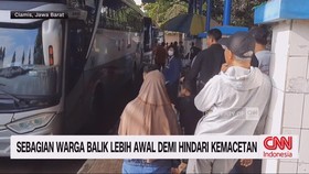 VIDEO: Sebagian Warga Balik Lebih Awal Demi Hindari Kemacetan