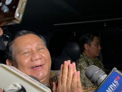 Silahturahmi ke SBY di Cikeas, Prabowo: Lebaran, Saya Datang ke Senior