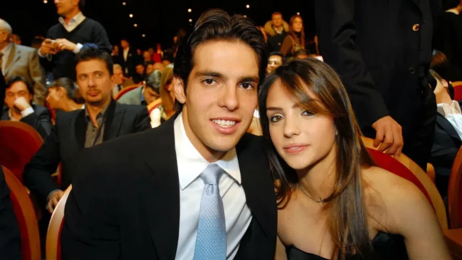 Kaka dan Caroline Celico