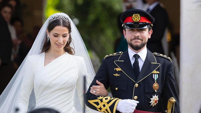 Pangeran Hussein dan Putri Rajwa
