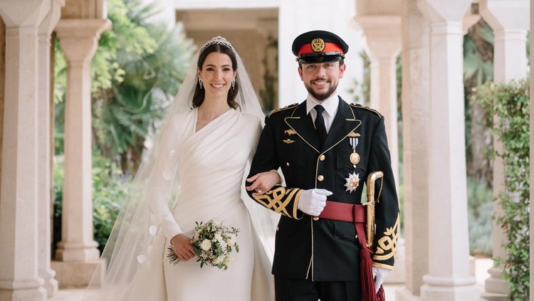 Pangeran Hussein dan Putri Rajwa