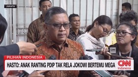 VIDEO: Hasto: Anak Ranting PDIP Tak Rela Jokowi Bertemu Mega