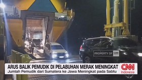 VIDEO: Arus Balik Pemudik di Pelabuhan Merak Meningkat