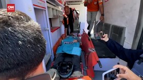 VIDEO: 3 Jurnalis Gaza Terluka Akibat Serangan Israel ke Al-Nusseirat