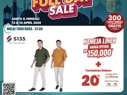 Kemeja Pria Obral Gede-gedean, Cuma di Transmart Full Day Sale Hari Ini!