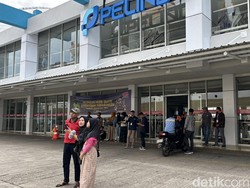 Suasana Arus Balik di Pelabuhan Soekarno Hatta Makassar