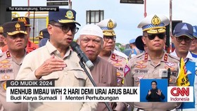 VIDEO: Menhub Imbau WFH 2 Hari Demi Urai Arus Balik