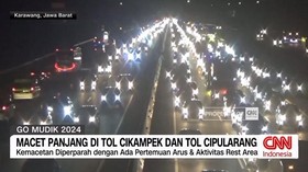 VIDEO: Macet Panjang di Tol Cikampek Dan Tol Cipularang