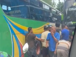 Kata Perwira Polri soal Adu Jotos Bus Margo Joyo: Kernet Gedor-gedor Avanza