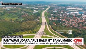 VIDEO: Pantauan Udara Arus Balik GT Banyumanik