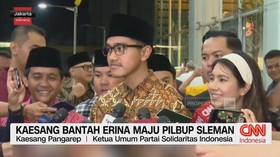 VIDEO: Kaesang Bantah Erina Maju Pilbup Sleman