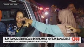 VIDEO: Pemakaman Jenazah Korban Laka KM 58