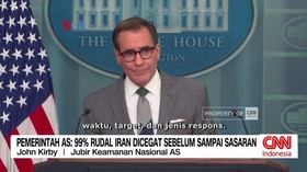 VIDEO: Pemerintah AS: 99% Rudal Iran Dicegat Sebelum Sampai Sasaran