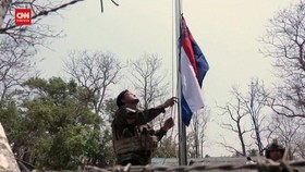 VIDEO: Pemberontak Myanmar Kibarkan Bendera di Perbatasan Myawaddy