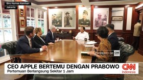 VIDEO: Ceo Apple Bertemu Dengan Menteri Pertahanan Prabowo