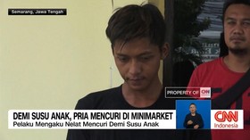 VIDEO: Demi Susu Anak, Pria Mencuri Di Minimarket