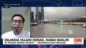 VIDEO: Dilanda Hujan Deras, Dubai Banjir