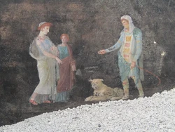 Arkeolog Temukan Lukisan Dinding Kuno di Pompeii, Begini Isinya
