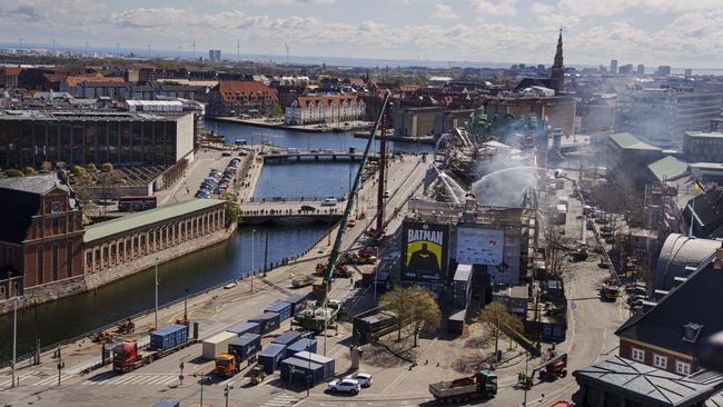 Warisan Budaya di Copenhagen Terbakar, Arsip Sejarah Denmark Rusak