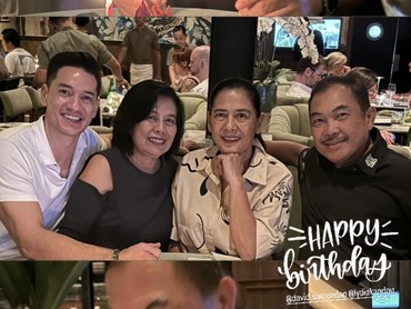 Potret Lydia Kandou Rayakan Ulang Tahun Pacar