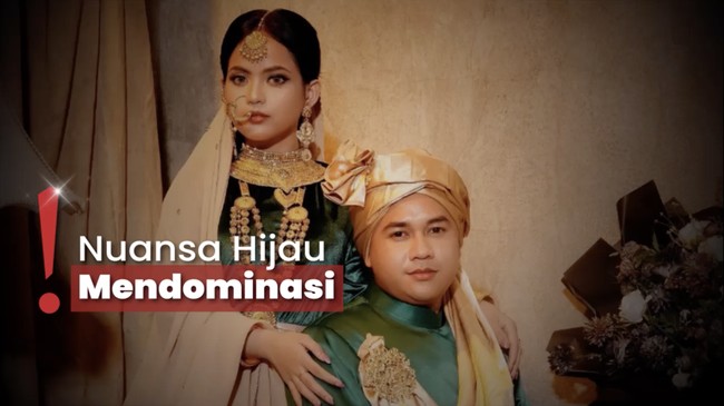 Bergaya India, Cantiknya Putri Isnari Lakukan Prewed dengan Bos Batu Bara