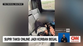 VIDEO: Supir Taksi Online Jadi Korban Begal