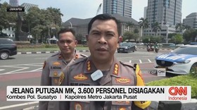 VIDEO: Jelang Putusan Mk, 3.600 Personel Disiagakan