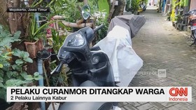 VIDEO: Kabur Dari Kejaran, Dua Pelaku Curanmor Ditangkap Warga
