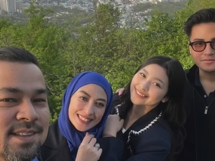 7 Potret Liburan Aquene, Putri Sultan Djorghi dan Annisa Trihapsari yang Rayakan Ultah di Korea