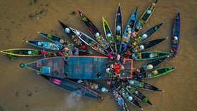 FOTO: Pesona Pasar Terapung Lok Baintan Kalimantan Selatan