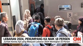 VIDEO: Penumpang Kereta Api Naik 18 Persen Dibanding Tahun Lalu