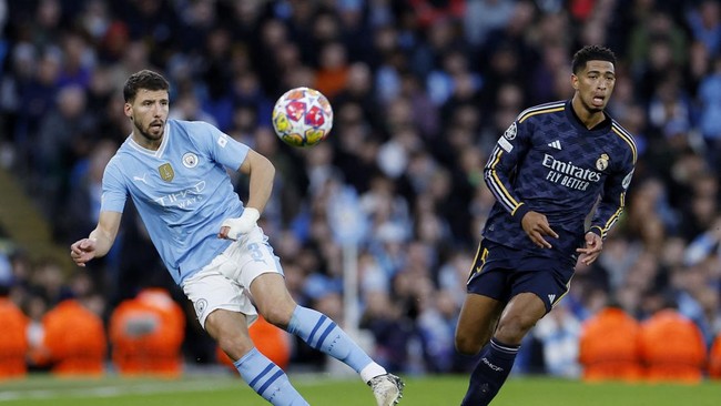 Berikut head to head Manchester City vs Real Madrid di Liga Champions sebelum kedua kesebelasan bertemu di playoff 16 besar musim ini.